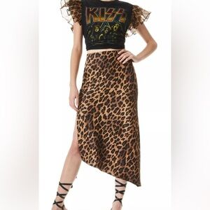 MAEVE ASYMMETRICAL SLIP SKIRT